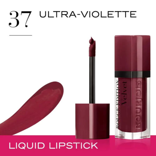 2 x Bourjois Rouge Edition Velvet Lip Color 7,7ml/0.26fl.oz. Ultra Voilette 037 - Picture 4 of 6