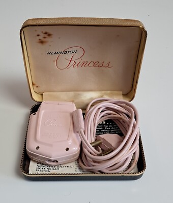 VINTAGE REMINGTON - Princess - Elektrorasierer - ungetestet - nur Display -