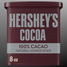 HERSHEY'S Natural Unsweetened Cocoa Powder Can, 8 oz