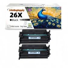 2PK High-Yield Toner For HP CF226X 26X LaserJet Pro M402dne 402dn 402dw Series