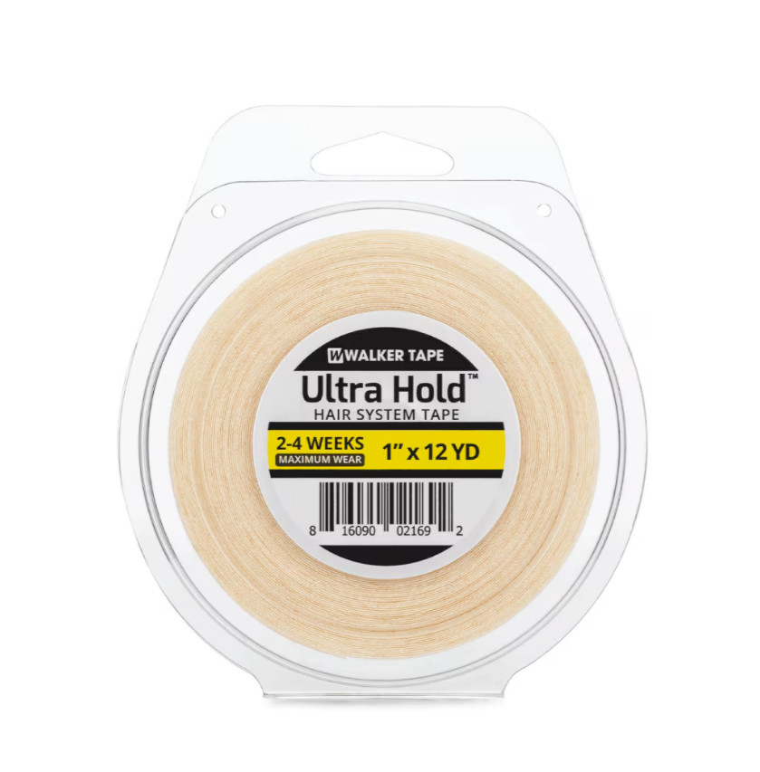 WALKER TAPE Ultra Hold - 1" X 12 Yds, Roll Support Tape Wig, Double-Sided!