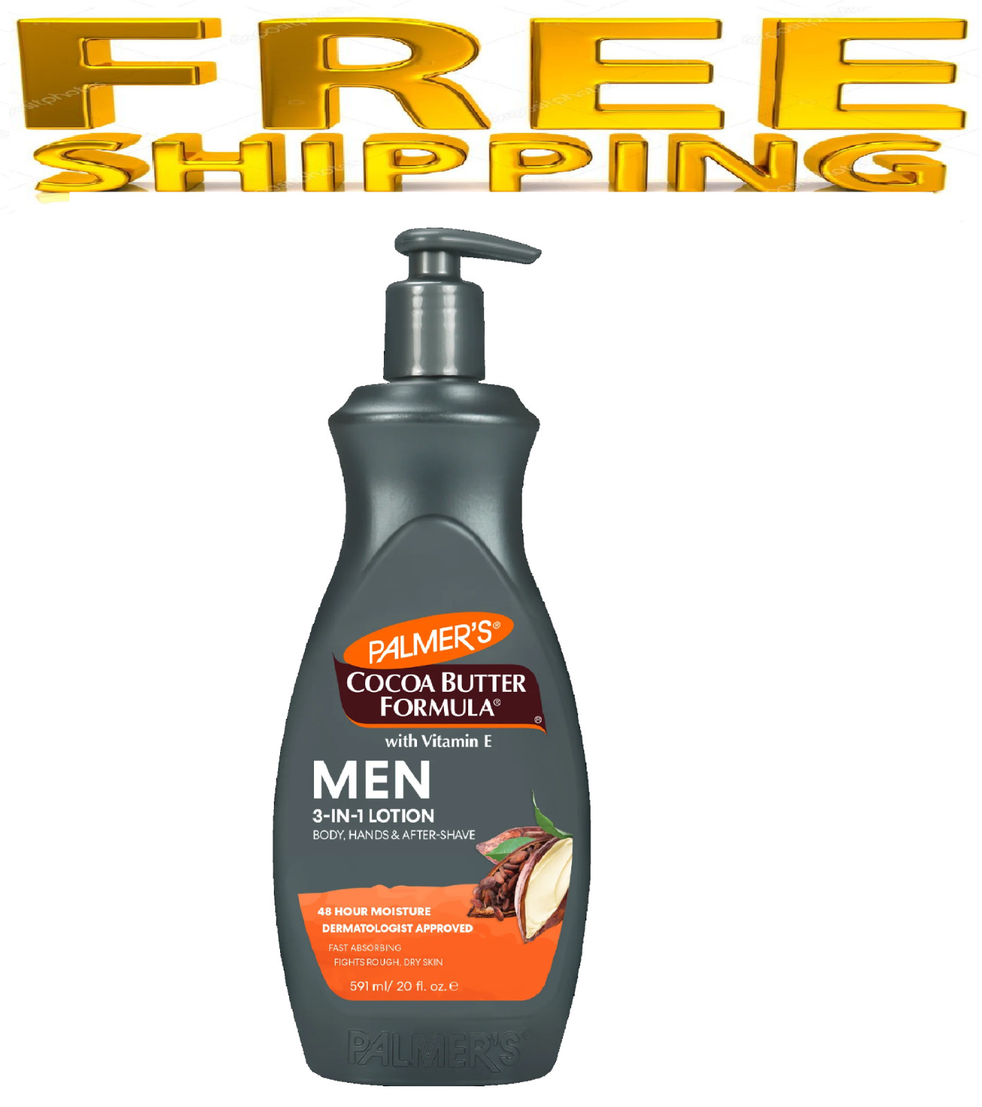 Formula Men's Body And Face Moisturizer For Dry Skin, 20 F