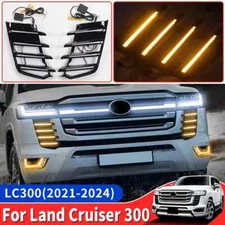 For 2021-2025 Toyota Land Cruiser 300 Accessories Bumper Front Grill LED Light