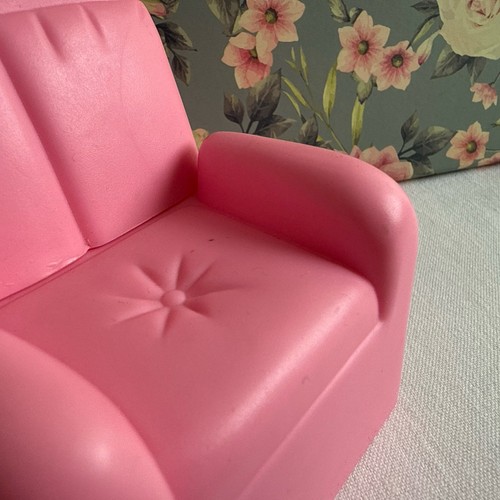Barbie Sofa / Couch und Sessel Puppenmöbel Mattel 1994 Vintage Pink Gebraucht - Bild 14 von 14