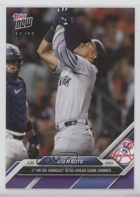 2024 Topps Now Purple 11/25 Juan Soto #21 q2x