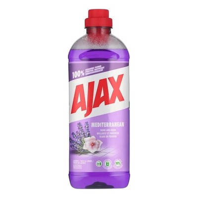 5,49 /L - 4er Pack Ajax Allzweckreiniger   Mediterraner Lavendel   1 Liter