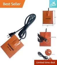 150W Silicone Heater Pad for Engine Oil & Battery - Instant Winter Warmth