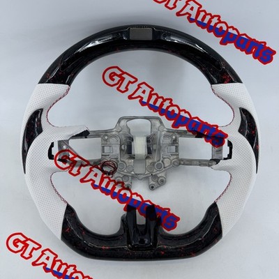 For Ford Mustang Shelby GT 2015-2017 with LED Forged Carbon Fiber Steering Wheel