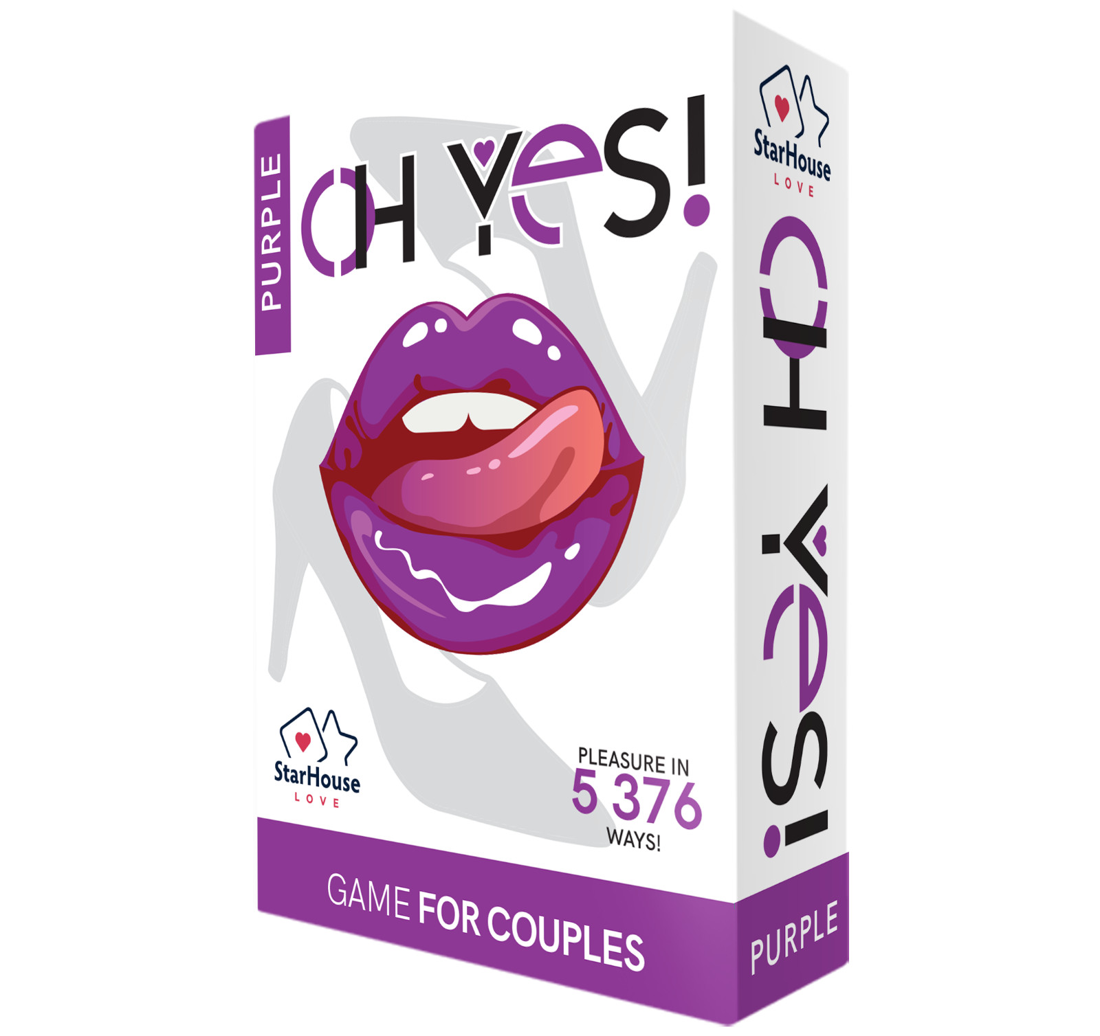 Game for Couples OH YES! PURPLE - Spice Up Your Relationship