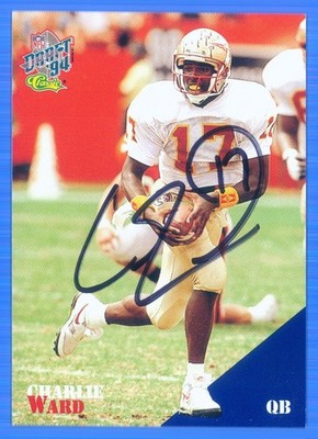 CHARLIE WARD Signed/Autograph 1994 Classic Draft Picks FSU Noles Card #81 w/COA