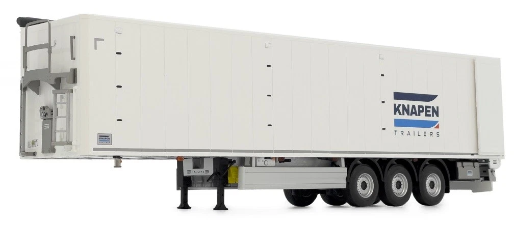 MARGE MODELS - Accessoire pour camion - Remorque à fond mouvant de couleur bl...