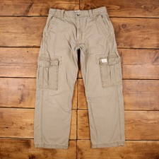 Levis Cargo Trousers Pants 32x30 Mens 00s Beige Loose Straight Workwear