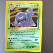 Wizards Pokémon Muk 13/62 Holo Olografica ITA Prima Edizione 70 PV 1999