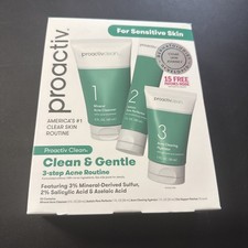 Proactiv Clean 3 Step Sensitive Skin Kit W/ 15 Pimple Patches New Exp 10/31/26
