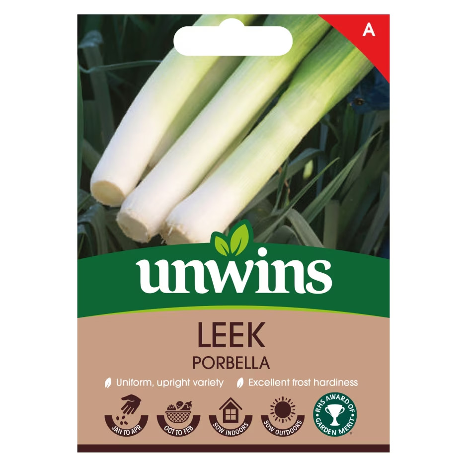 Unwins Seeds Leek Porbella  Approx 350 Seeds
