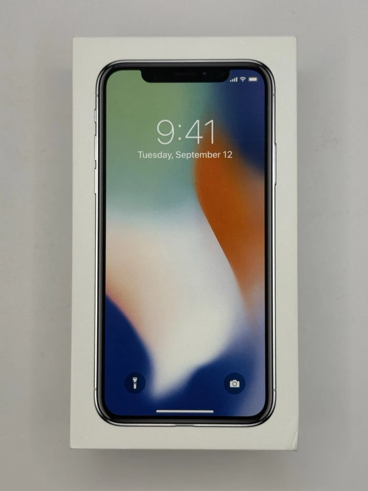 APPLE - iPhone X 64Gb Bianco Silver - SBLOCCATO - 100% FUNZIONANTE - ORIGINALE - Immagine 3 di 4