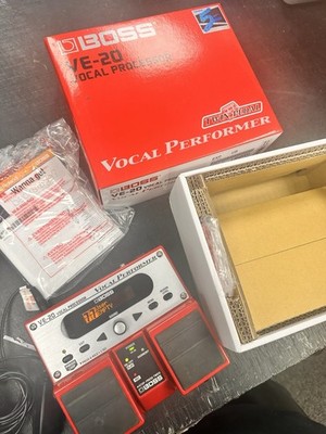 Boss VE-20 Vocal Performer Vocal Processor Digital Effects Pedal for Microphone