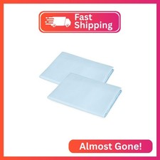 American Baby Company 2 Pack 100 Natural Cotton Percale Toddler Cot Sheets 23"