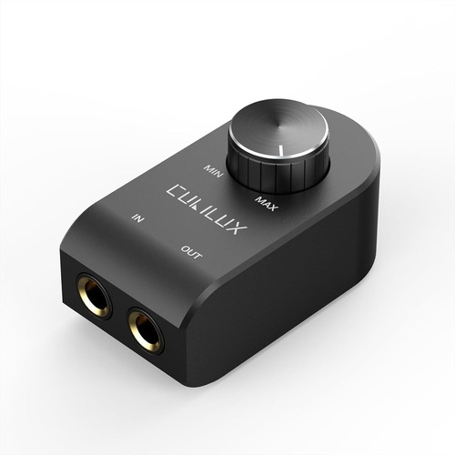 Cubilux 6,35 mm Lautstärkeregler, 1/4" Inline Stereo Audio Abschwächer...  - Bild 1 von 6