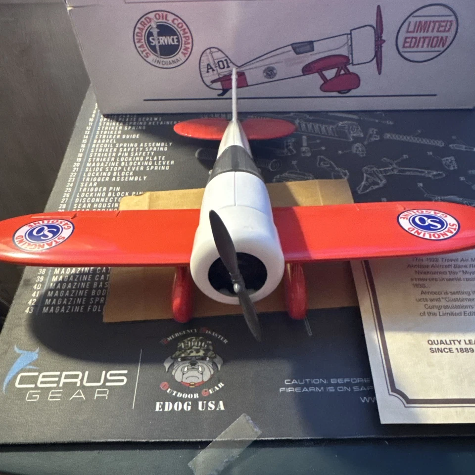 Amoco Vintage Airplane Bank, First In A Series Die Cast - Image 3 of 4