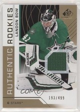 2018 Upper Deck SP Game Used Authentic Rookies Gold Jersey /499 Landon Bow ae7