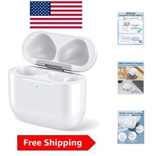 Compact Wireless Charging Case for AirPods 4 - Includes Quick Charging Battery