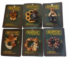 Assorted Boyds Bears  Friends Pins Bearware Collection NEW Lot of 6