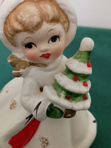 Napco 8387  Lot Of 3 Christmas Girls Figurine Vintage - Picture 21 of 24