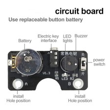 Miniature CW Keyer Board Morse Key Trainer For On Travel Morse Code Practice