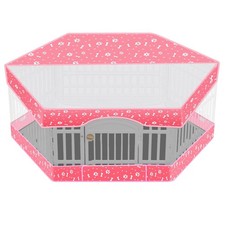 2 Pack Dog Playpen Top Mesh Cover and Bottom Pad Fits for 36  w 24  h