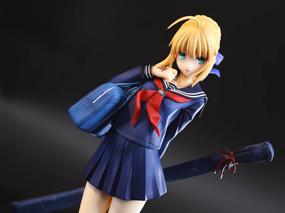Alter Studio Fate Stay Night School Uniform Saber1/7PVC Coated Finished Product