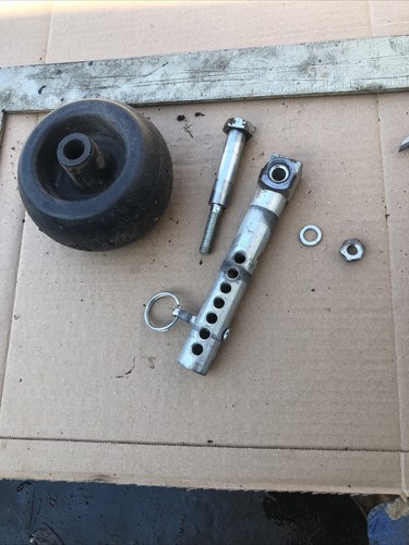 RCK54D26BX1 KUBOTA MOWER DECK 54 OEM LOW HOUR GAUGE WHEEL  ASSEMBLY