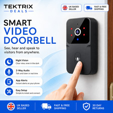 Smart WiFi Wireless Video Doorbell Security Ring Phone Camera Door Bell Intercom