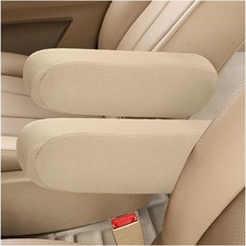 2 PCS Car Front Seat Armrest Covers Elastic Fabric Stretch Auto Seat Armrest