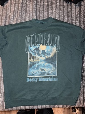 State of Mine Men's Destination Soft Fleece Crewneck Sweatshirt Colorado
