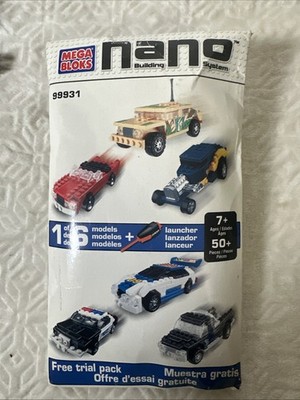 Mega Bloks Nano Building System #99931 50 Pcs Set NEW SEALED