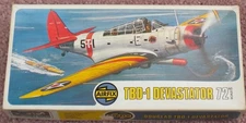 Airfix TBD-1 Devastator 1/72 scale Model kit Used