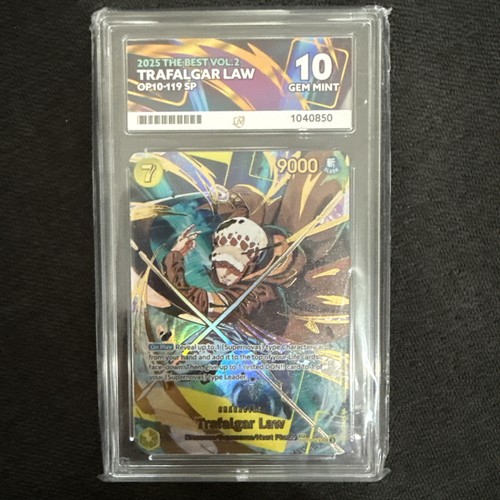 Trafalgar Law (SP Card) graded ACE 10 for sale on eBay