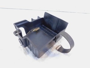 1983 83 Yamaha XJ750J Maxim 750 Black Battery Box Holder Case Tray w/ Belt Strap