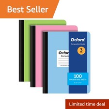 Oxford 3 Pack Pastel Composition Notebooks