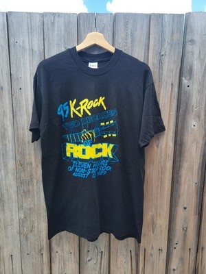 Vintage August 12 1989 Rock And Roll Station Shirt Stedman 