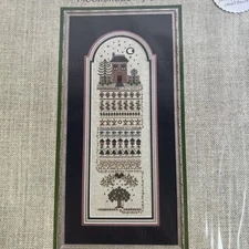 Full Circle Designs Moonshadow Path & Mill Hill Embellishments Moon Cross Stitch