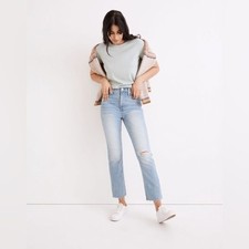 Madewell The Perfect Vintage Jean in Coney Wash: Destroyed Edition, Size 26
