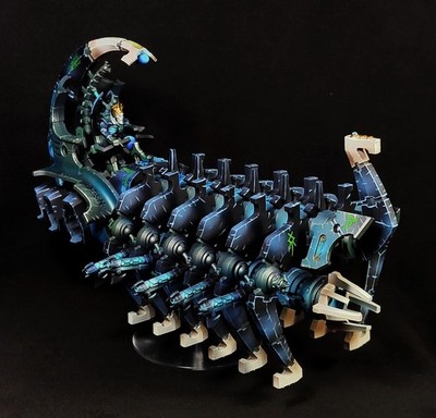 Doomsday Ark Flayed Doomsday Ark Necrons painted Warhammer 40k Indomitus Doomsday Ark Xenos ...