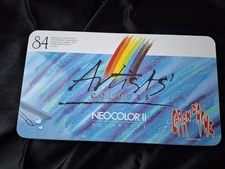 Caran d’Ache Neocolor II Aquarelle Artists’ Crayons Set of 84 – Swiss Made