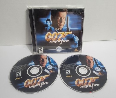 007: Nightfire EA 2002 PC Game James Bond  jewel case and 2 discs