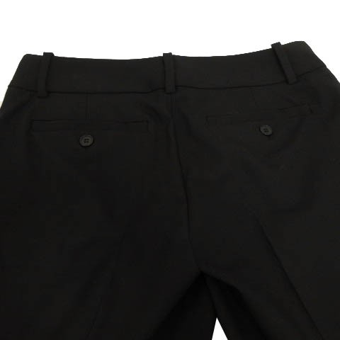 ZARA BASIC Pants Half Pants Double Hem Black Blac… - image 7