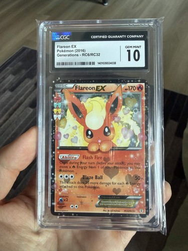 Flareon-EX graded CGC 10 for sale on eBay