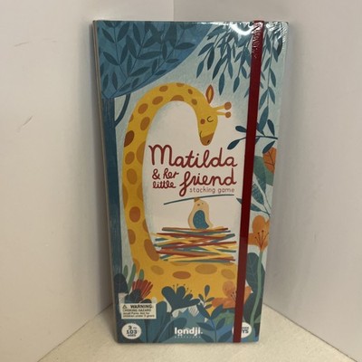 Matilda And Her Little Friend Stacking Game Wooden Toy Barcelona Londji