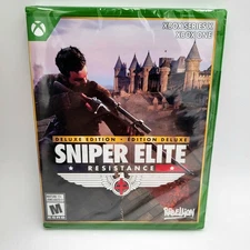 Sniper Elite Resistance Deluxe Edition XBOX Series X One USA Version NEW SEALED